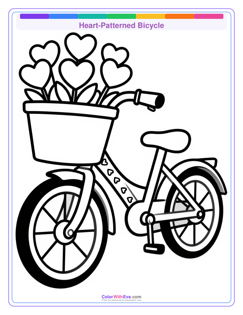 Heart-Patterned Bicycle preview