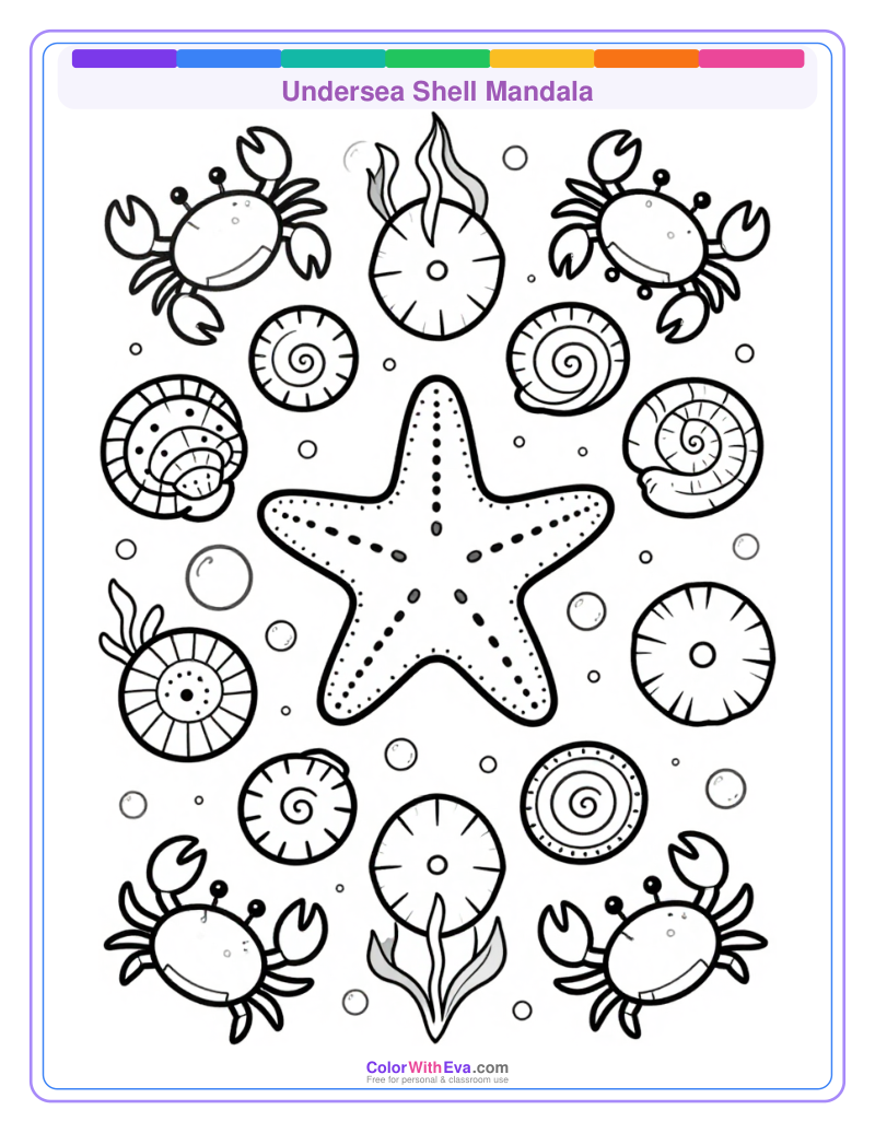 Undersea Shell Mandala preview