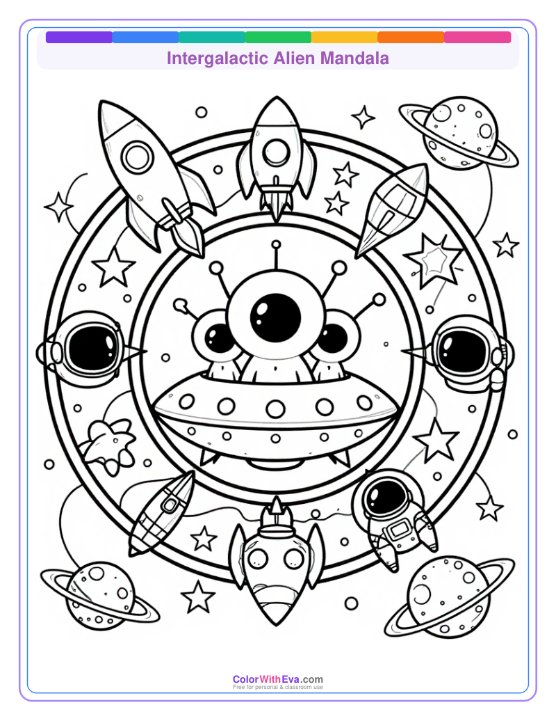 Intergalactic Alien Mandala thumbnail