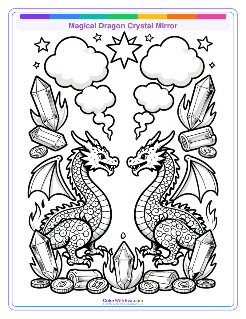 Magical Dragon Crystal Mirror thumbnail