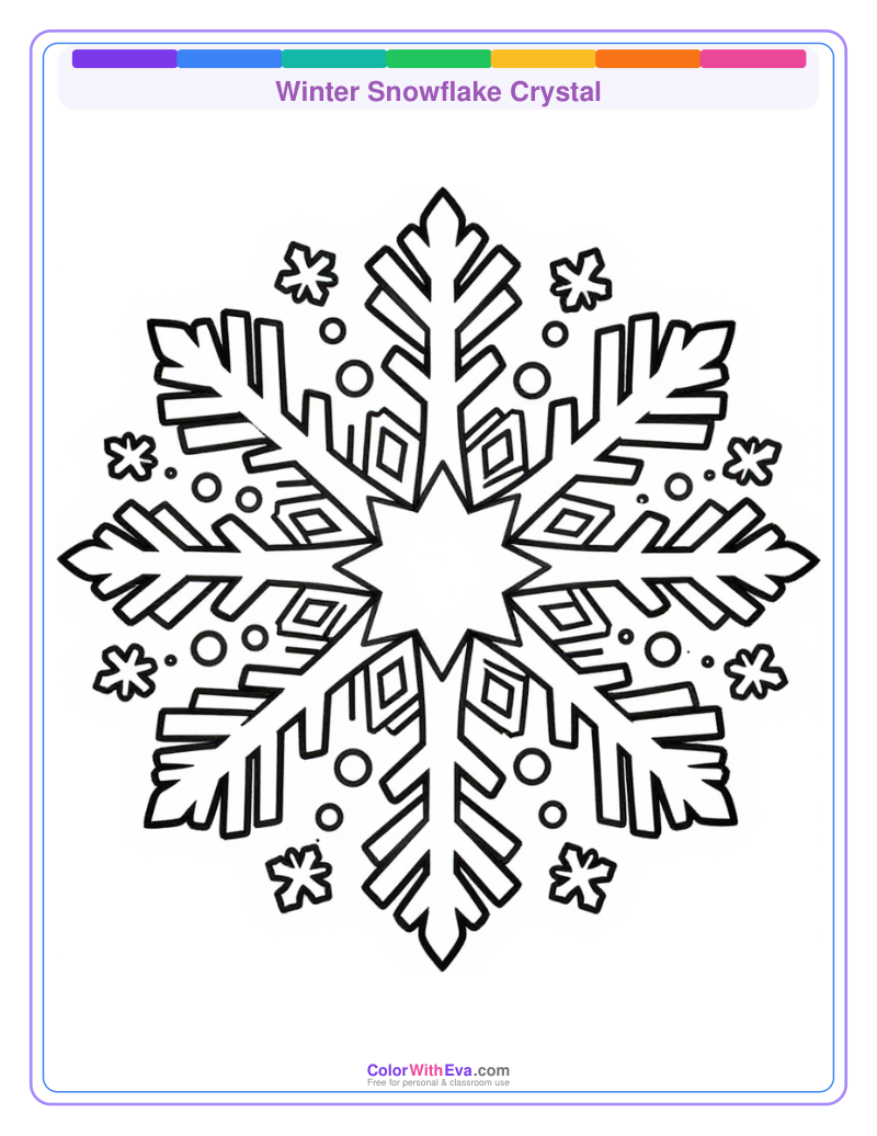 Winter Snowflake Crystal preview