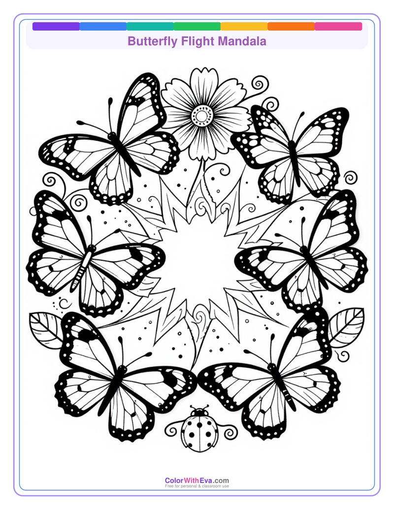 Butterfly Flight Mandala thumbnail