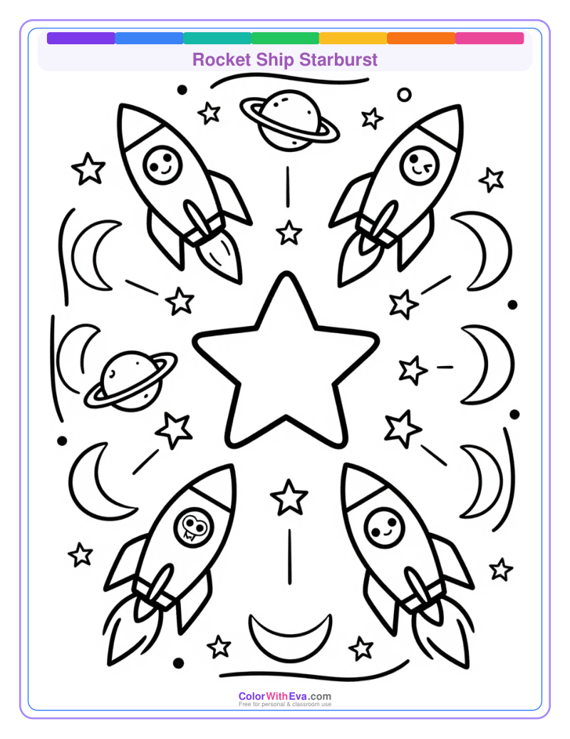 Rocket Ship Starburst thumbnail