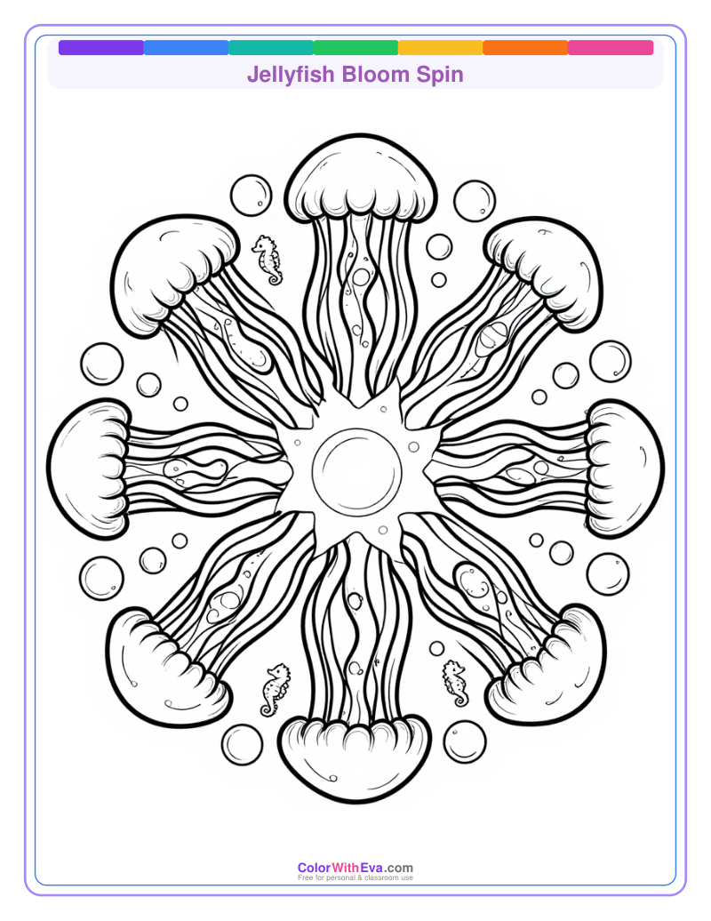 Jellyfish Bloom Spin preview