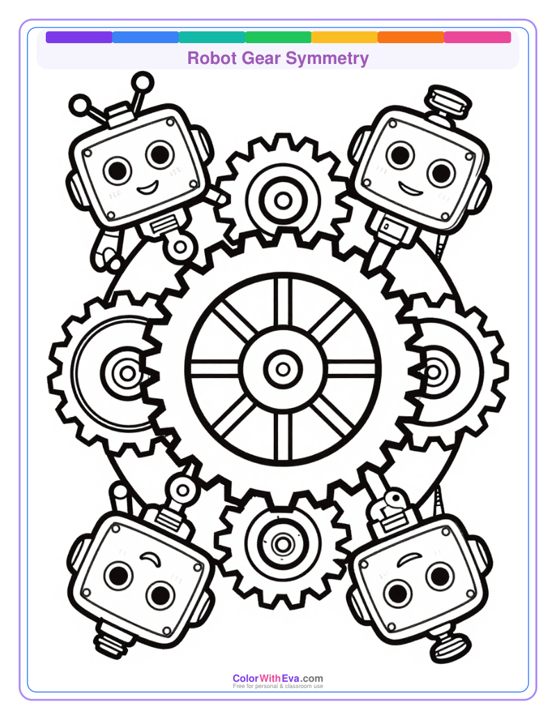 Robot Gear Symmetry preview