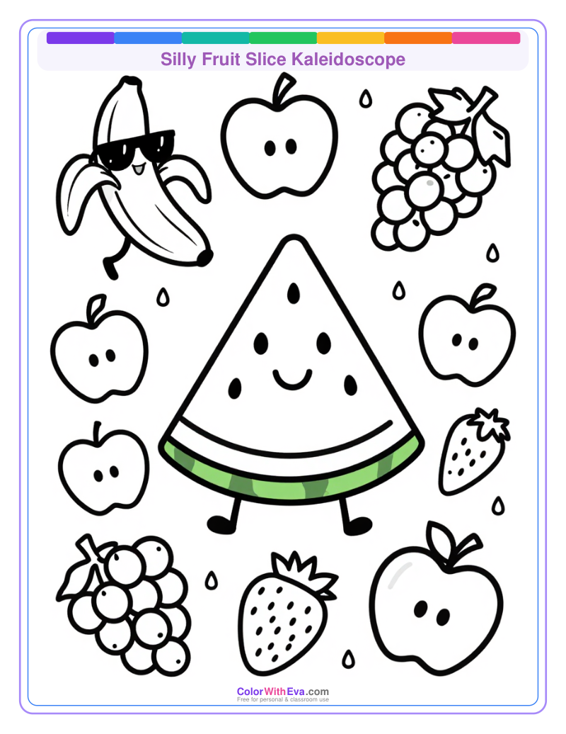 Silly Fruit Slice Kaleidoscope thumbnail