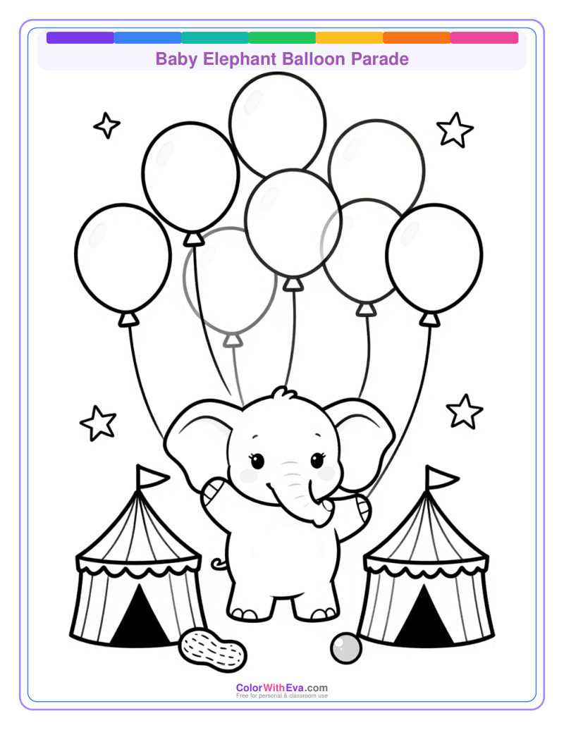 Baby Elephant Balloon Parade thumbnail