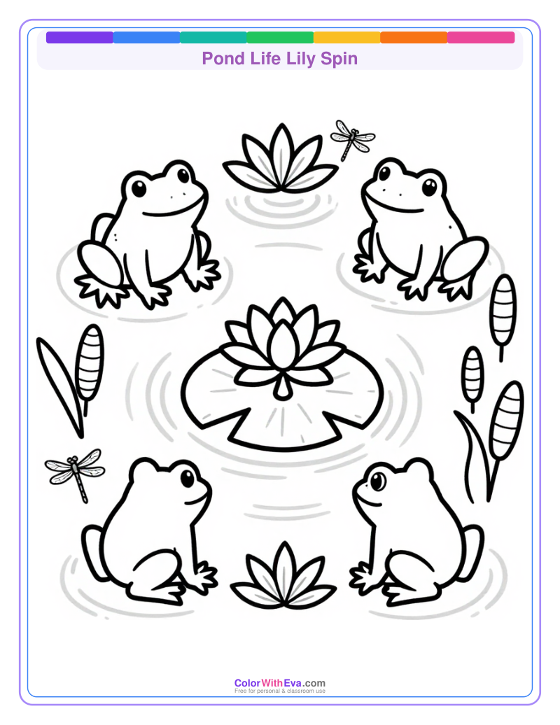 Pond Life Lily Spin preview