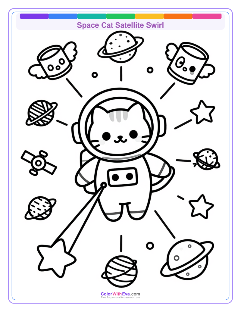 Space Cat Satellite Swirl thumbnail