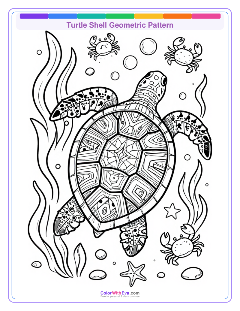 Turtle Shell Geometric Pattern thumbnail