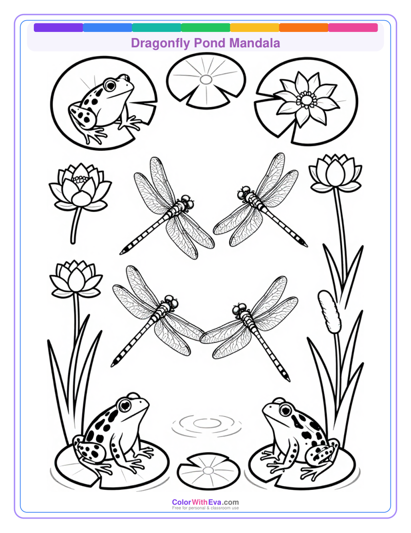 Dragonfly Pond Mandala thumbnail