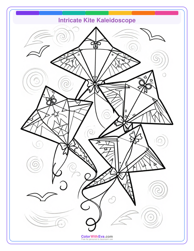 Intricate Kite Kaleidoscope preview