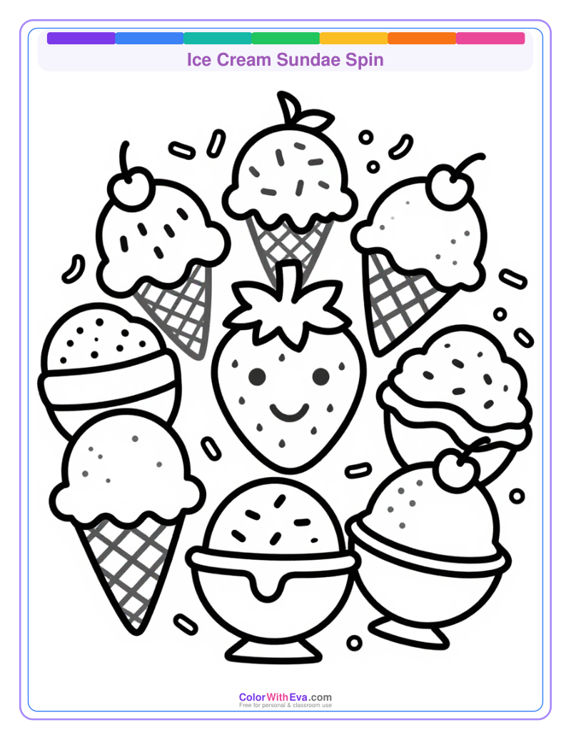Ice Cream Sundae Spin preview