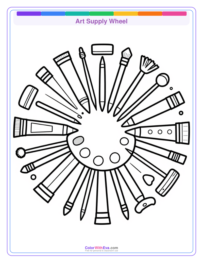 Art Supply Wheel preview