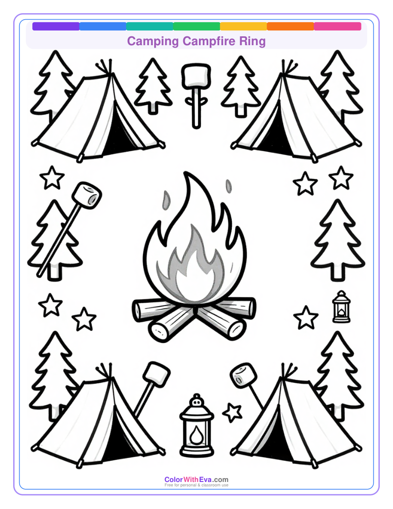 Camping Campfire Ring preview