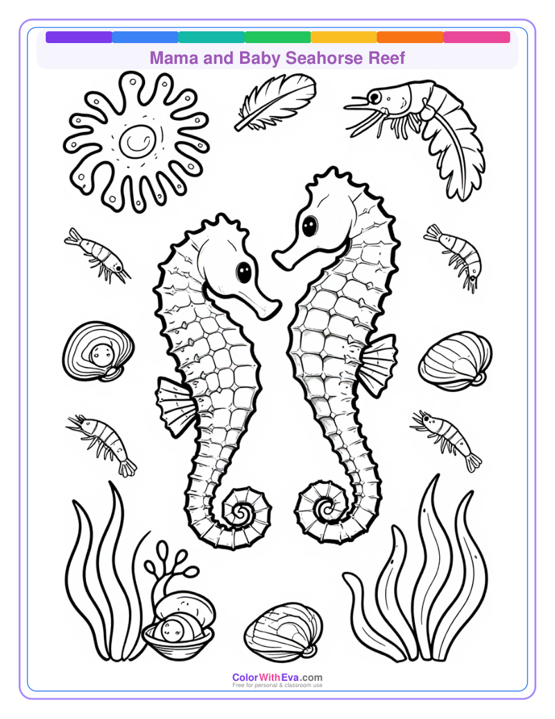 Mama and Baby Seahorse Reef thumbnail