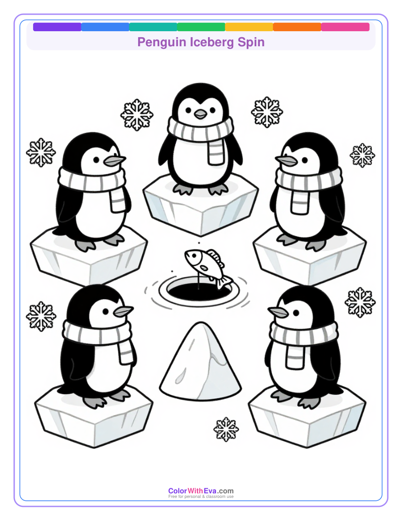 Penguin Iceberg Spin preview