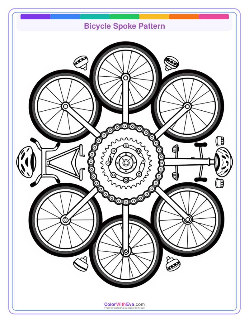 Bicycle Spoke Pattern preview