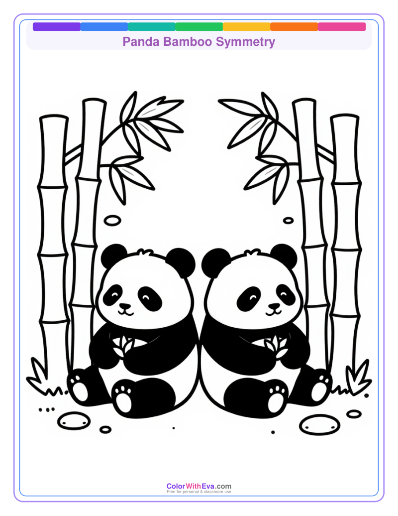 Panda Bamboo Symmetry preview