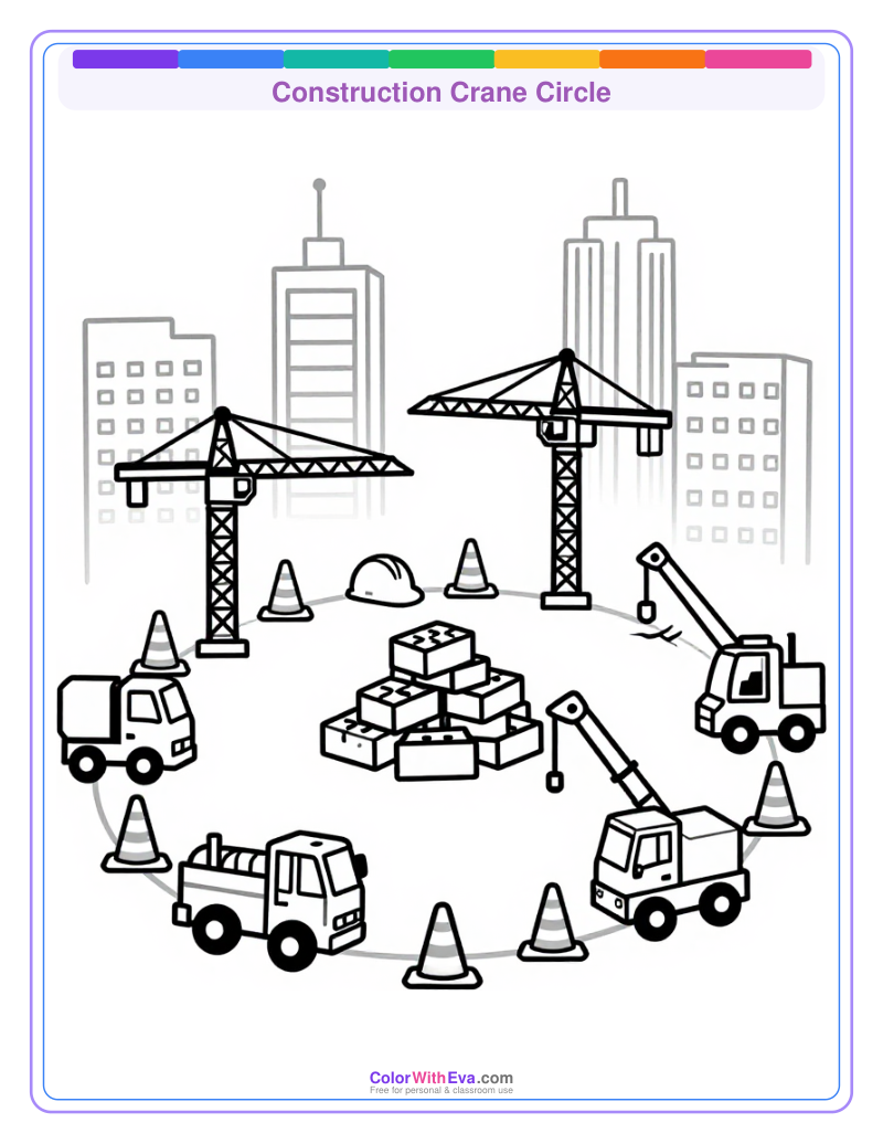 Construction Crane Circle preview