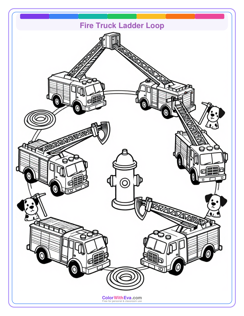 Fire Truck Ladder Loop preview