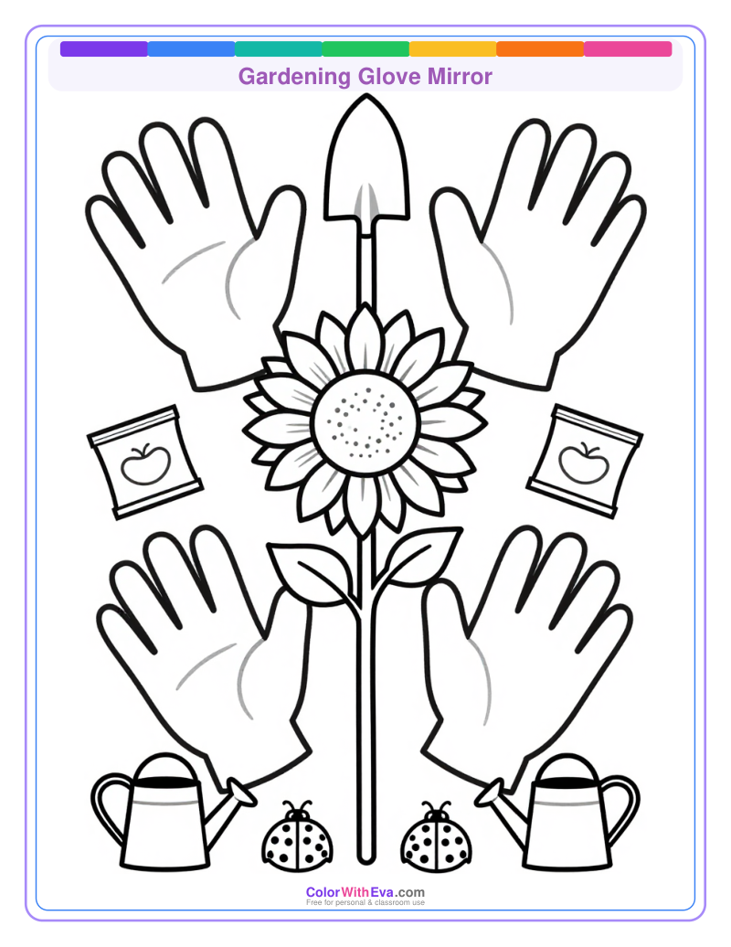 Gardening Glove Mirror preview