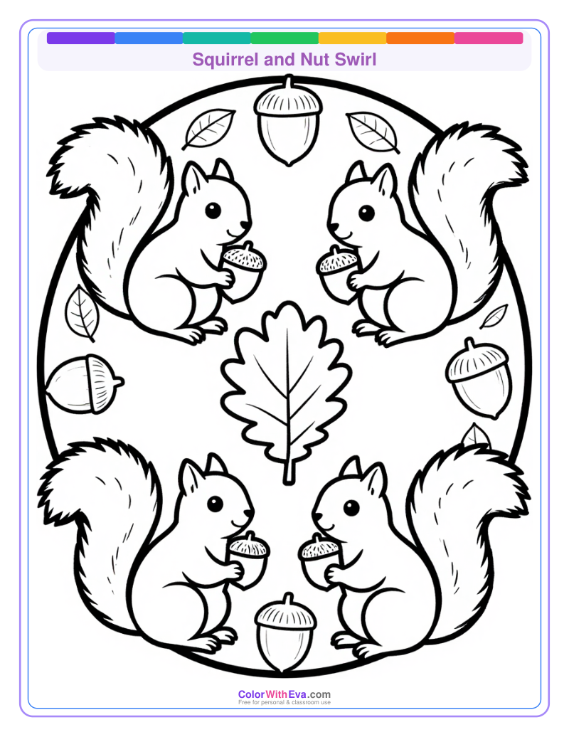 Squirrel and Nut Swirl preview