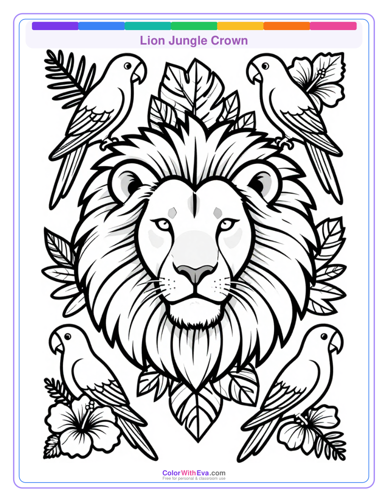 Lion Jungle Crown preview