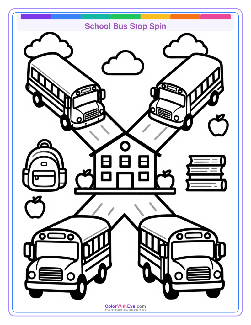School Bus Stop Spin preview