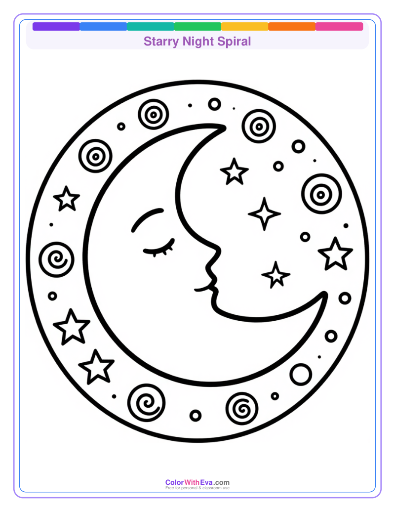 Starry Night Spiral preview