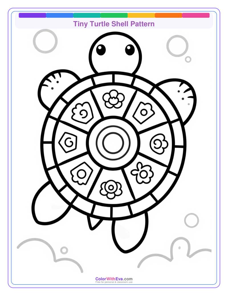 Tiny Turtle Shell Pattern preview