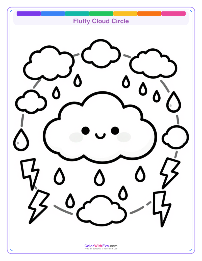 Fluffy Cloud Circle preview