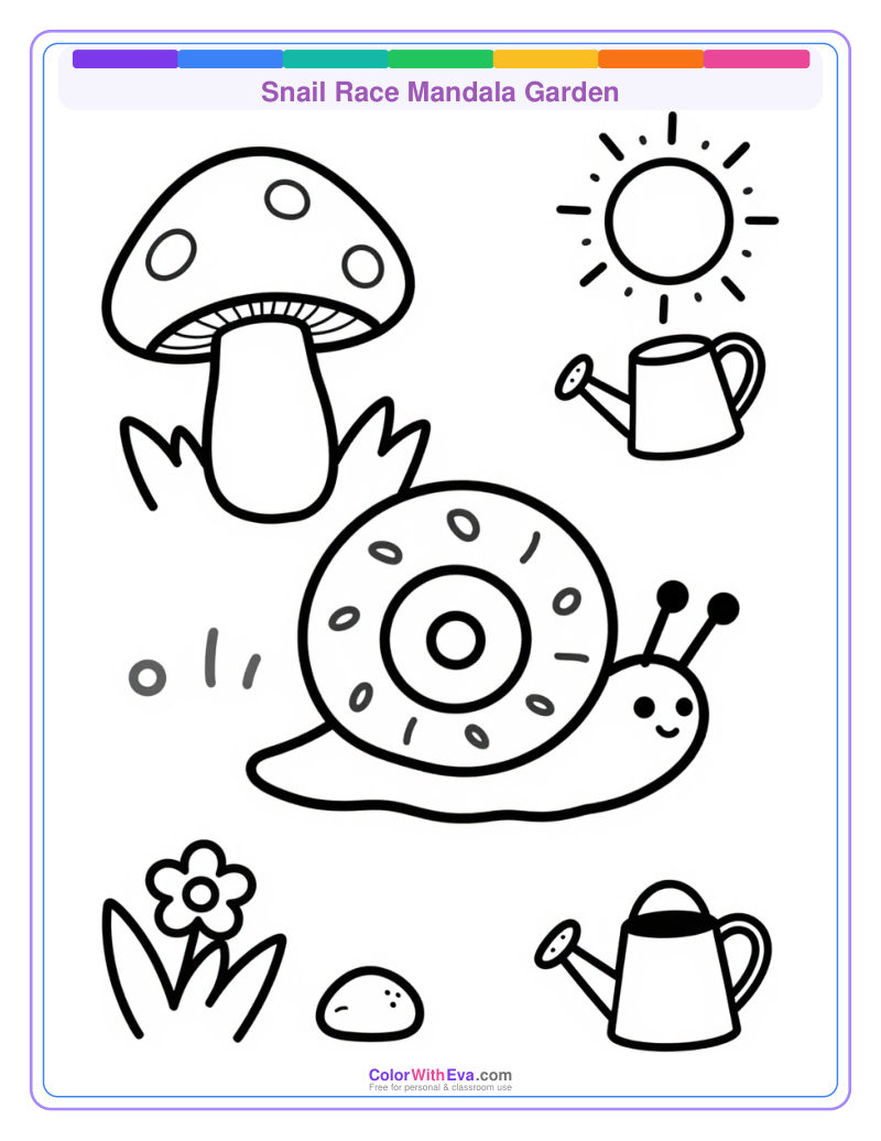 Snail Race Mandala Garden thumbnail