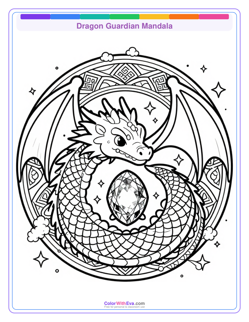 Dragon Guardian Mandala preview