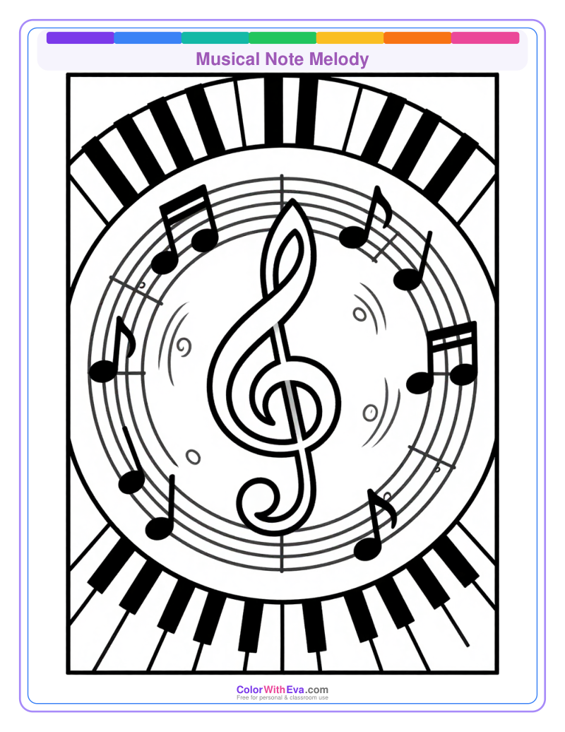 Musical Note Melody preview