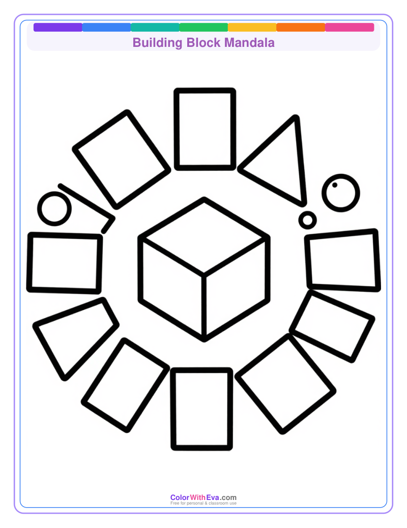 Building Block Mandala preview