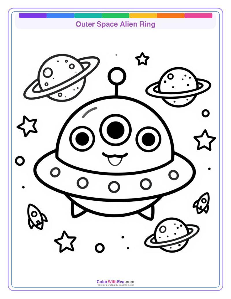 Outer Space Alien Ring preview