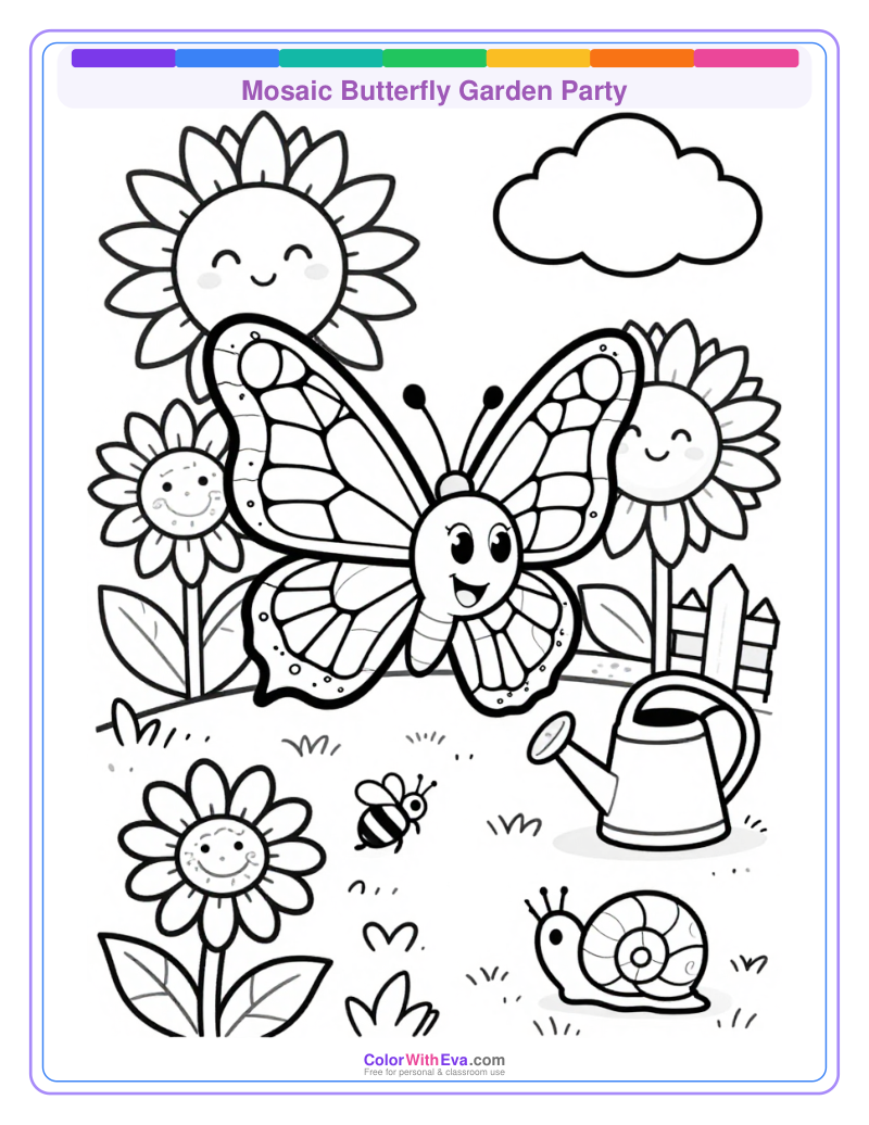 Mosaic Butterfly Garden Party thumbnail