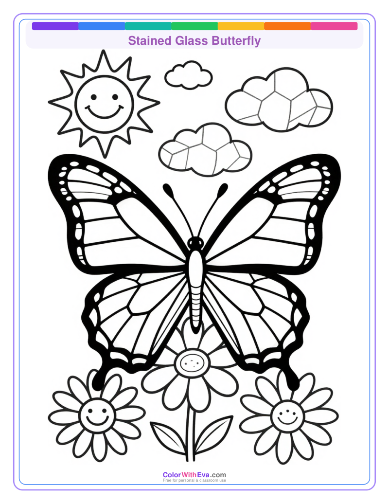 Stained Glass Butterfly preview