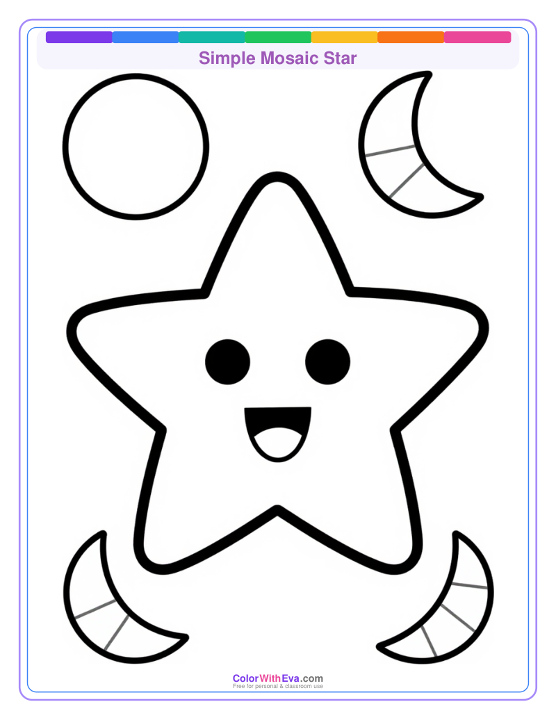 Simple Mosaic Star preview