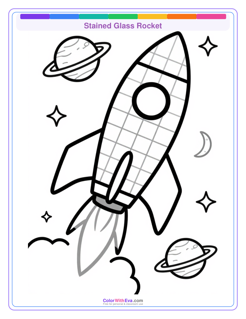 Stained Glass Rocket preview