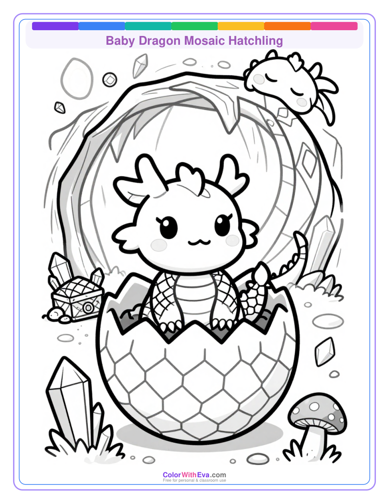 Baby Dragon Mosaic Hatchling thumbnail