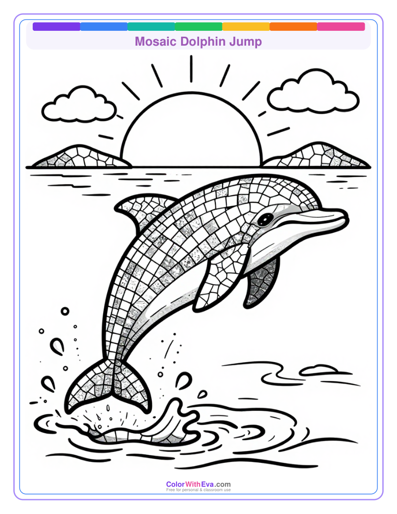 Mosaic Dolphin Jump preview