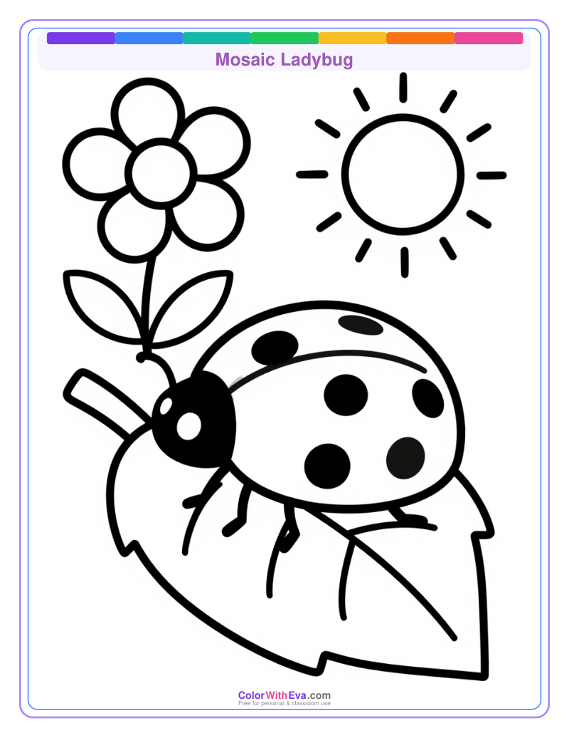 Mosaic Ladybug preview