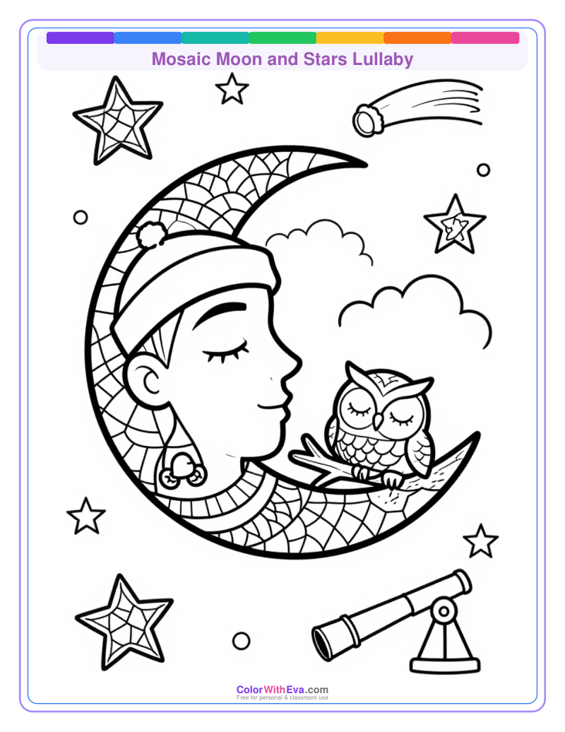 Mosaic Moon and Stars Lullaby thumbnail