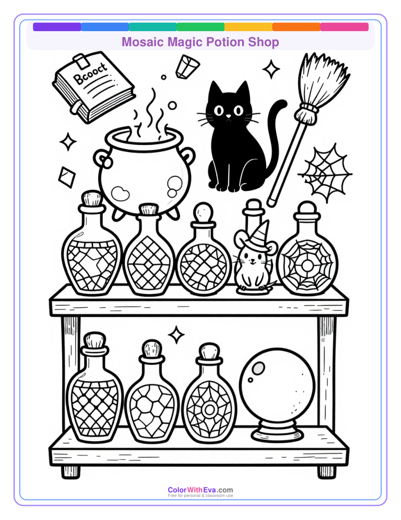 Mosaic Magic Potion Shop preview