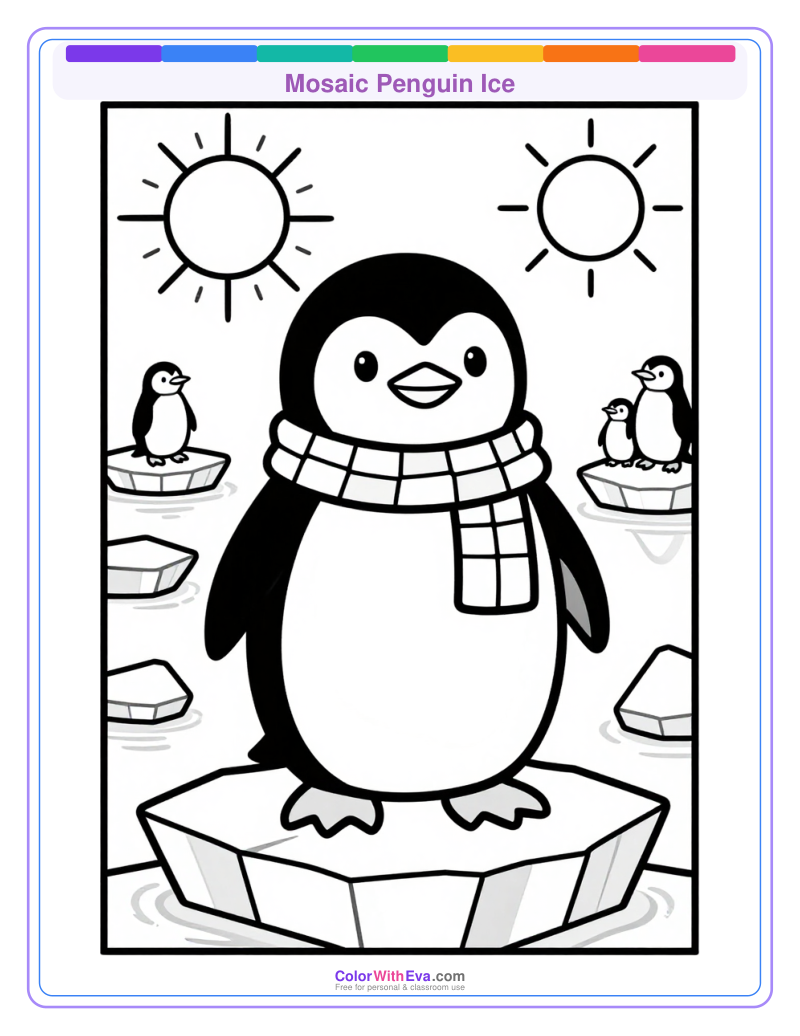 Mosaic Penguin Ice preview