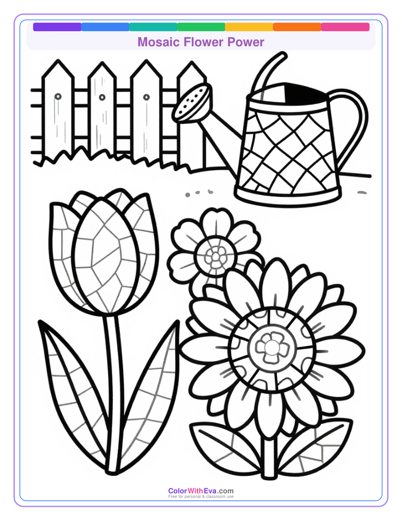 Mosaic Flower Power preview