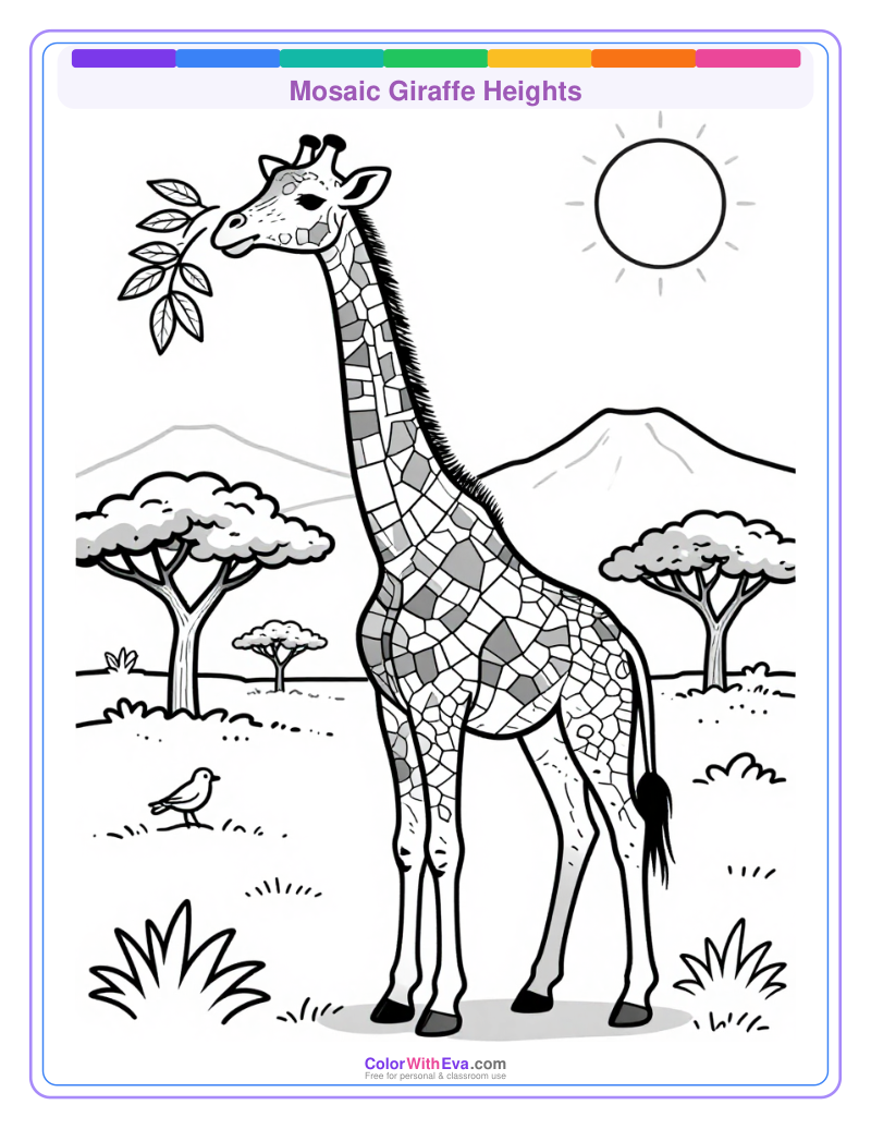 Mosaic Giraffe Heights preview