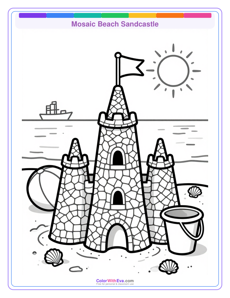 Mosaic Beach Sandcastle preview
